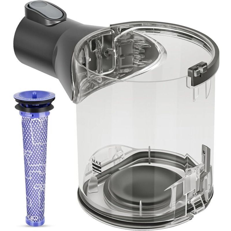 Staubbehälter für Dyson V6 Staubsauger, Ersatzteile DC58, DC59, DC62, DC74, Ersatzbehälter für Staubsauger, Staubbehälterzubehör 965660-01,