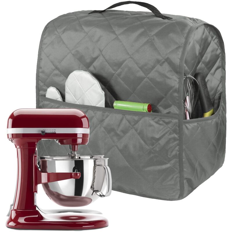 Staubdichte Schutzhülle für den Mixer, um ihn sauber und sicher zu halten (Mixer nicht im Lieferumfang enthalten) (grau)