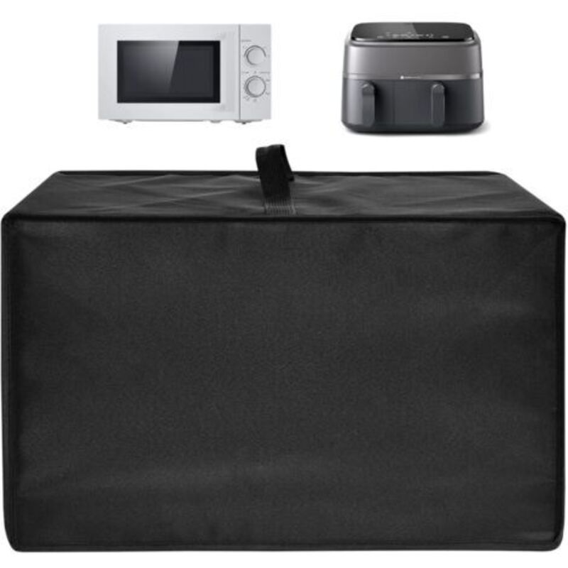 Staubdichte wasserdichte Mikrowellenherd-Abdeckung, Staubschutzhülle, hitzebeständige Air Fryer-Abdeckung, 420D Oxford-Gewebe, 53 x 40 x 31 cm,
