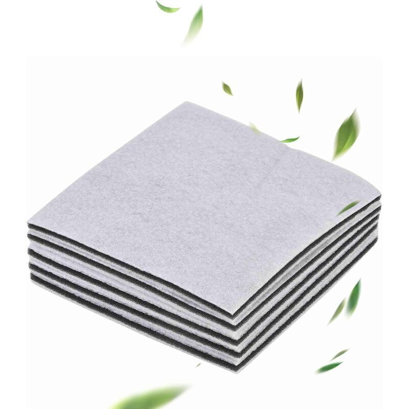 Staubsauger-Motorfilter, 5-teiliger Motorschutzfilter für Staubsauger, universeller Abluftfilter, Ersatzmotorfilter, zuschneidbar, ca. 150 x 150 mm –