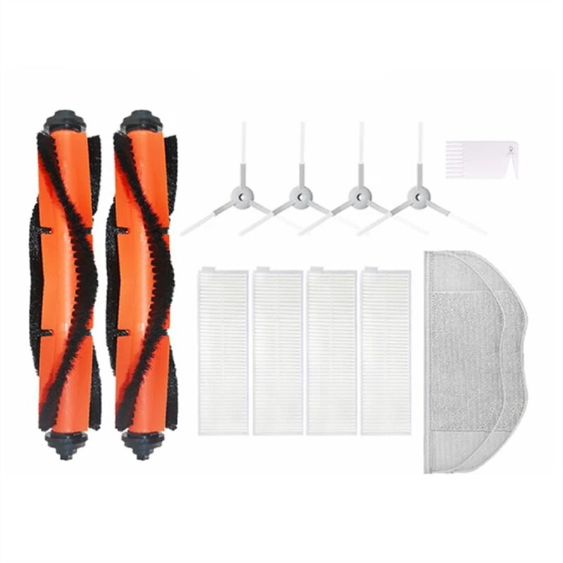 Staubsauger Teile Zubehör für xiaomi mijia Roboter Staubsauger G1 Hauptbürstenfilter Seitenbürsten Mopptücher