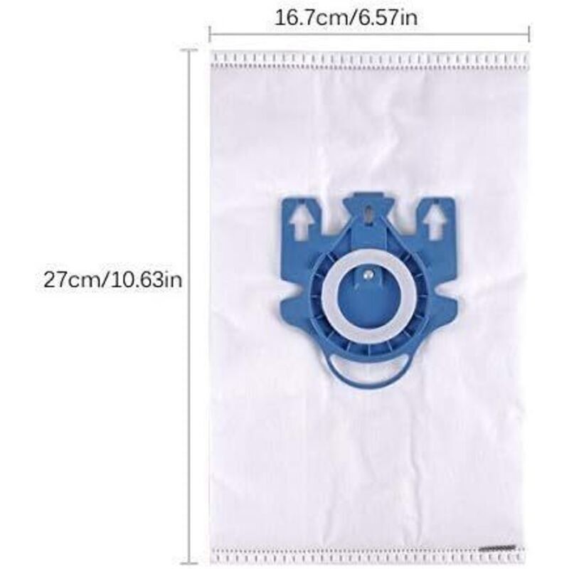 Staubsaugerbeutel für Miele GN, Miele Complete C3, Complete C2 und Classic C1, Hyclean 3D Efficiency Miele (10 Beutel + 6 Netze)