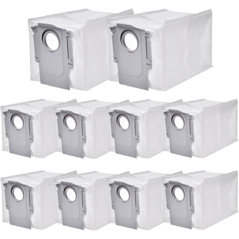 Staubsaugerbeutel für Roborock, 10er-Packung Staubsaugerbeutel für Roborock Q Revo, Zubehör, Staubsaugerroboterbeutel, Staubbeutel