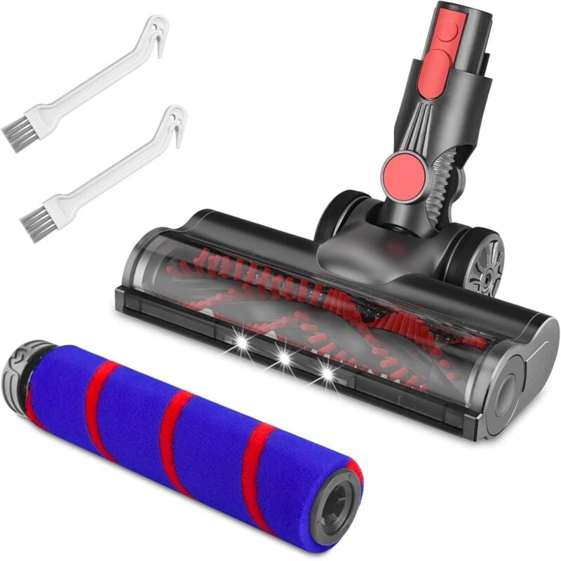 Staubsaugerbürste kompatibel mit Dyson v7 v8 v10 v11 v15 Animal Motorhead Absolute Head Fluffy Düse Besen Ersatzteile Zubehör Reinigung Soft Roller
