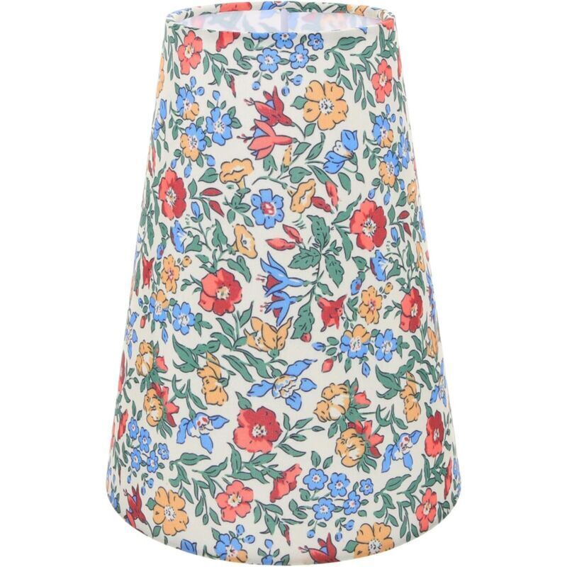 Stehlampe mit Stoffschirm E27, Frühlingsblumenmuster, Stoffschirm für Stehlampe, Ersatzschirm für Kronleuchter