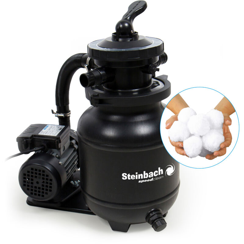 Steinbach - Swimming Pool Filteranlage 'Active Balls +' inkl. Filtermedium, für Pools bis 19.000 l