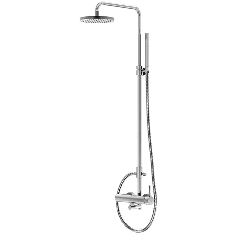 Steinberg Armaturen - Steinberg 100 - Brauseset mit Armatur, Durchmesser 20 cm, verchromt 100 2760