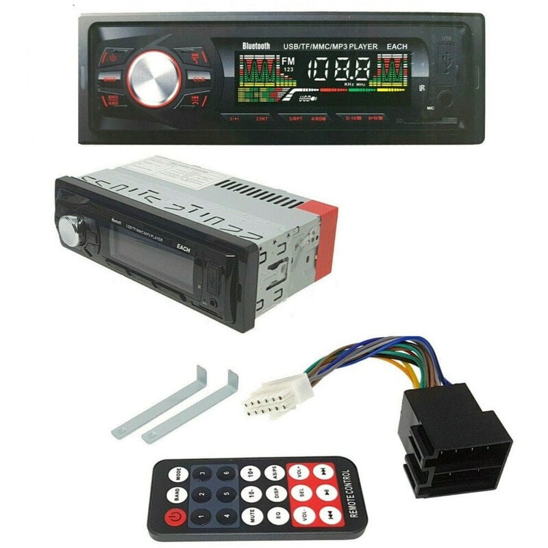 Trade Shop Traesio - Trade Shop - autoradio 4X60W aux MP3 usb sd fm radio bluetooth FREISPRECHMOD.5008 -