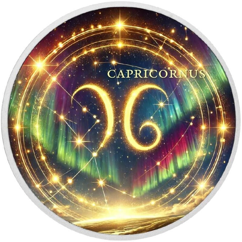 Sternzeichenkreis – Steinbock, 1 oz, silberfarbene Münze