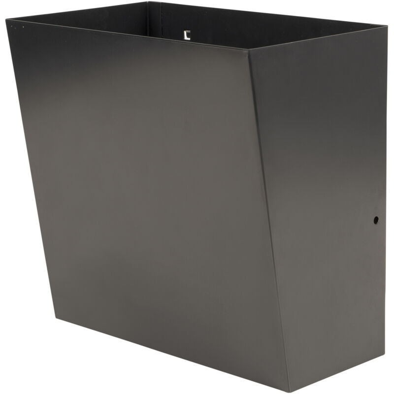 Stier - Papierkorb für den Werkstattwagen leer, Farbe Anthrazit, zur Aufnahme von Abfall, Müllkorb als Zubehör für Werkstattwagen, Variabel montierbar