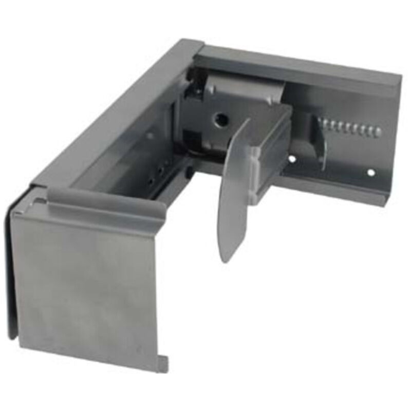 PC-Halter, Silber, für alle Tische anpassbar, Höhe 33-54 cm, Breite 7-23 cm, mit Gummiisolierung, praktisch und flexibel für Computer-Aufbewahrung