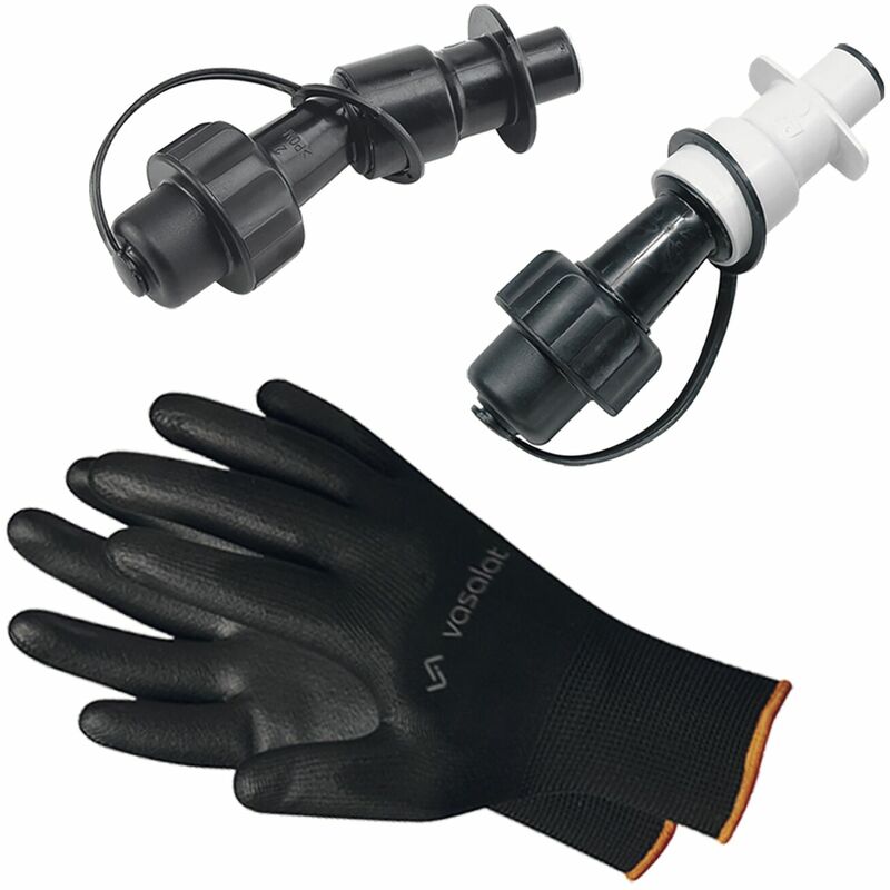 Einfüllsystem für Kraftstoff mit Sägeketteöl für Motorsäge - passend zu Kombikanister, 2-teilig