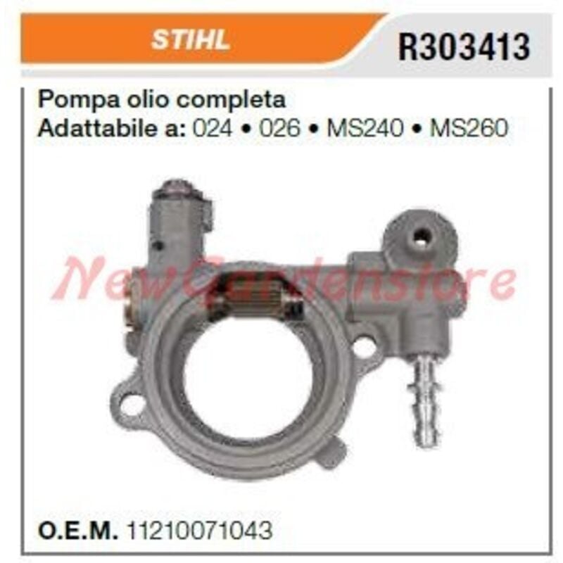 STIHL Kettensägen-Ölpumpe 024 026 MS240 MS260 R303413
