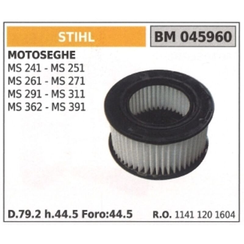 STIHL Luftfilter für Motorsäge MS 241 251 261 271 291 311 362 391 045960