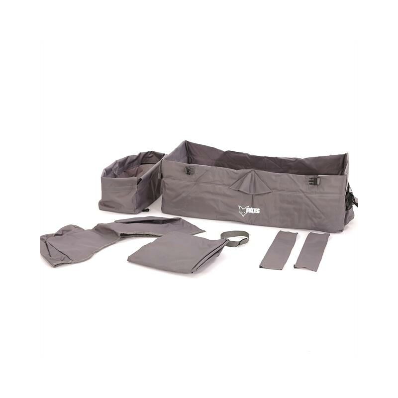 Stoff Bezug Bollerwagen komplett in Grau CT-500 - faltbarer Bollerwagen Wechselbezug - Fuxtec