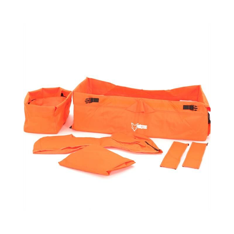 Stoff Bezug Bollerwagen komplett in Orange CT-500 - faltbarer Bollerwagen Wechselbezug - Fuxtec