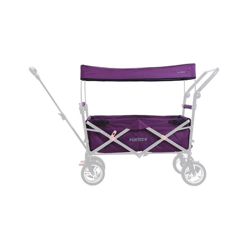 Stoff Bezug Bollerwagen komplett in Purpur CT-700- faltbarer Bollerwagen Wechselbezug - Fuxtec