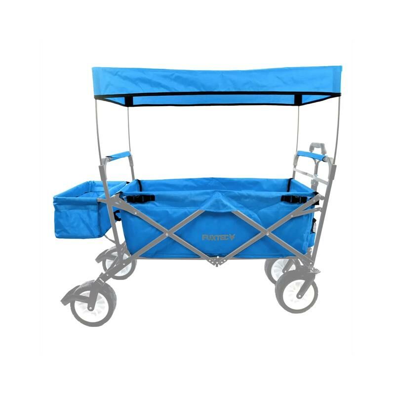 Stoff Bezug Bollerwagen komplett in Türkis JW76- faltbarer Bollerwagen Wechselbezug - Fuxtec