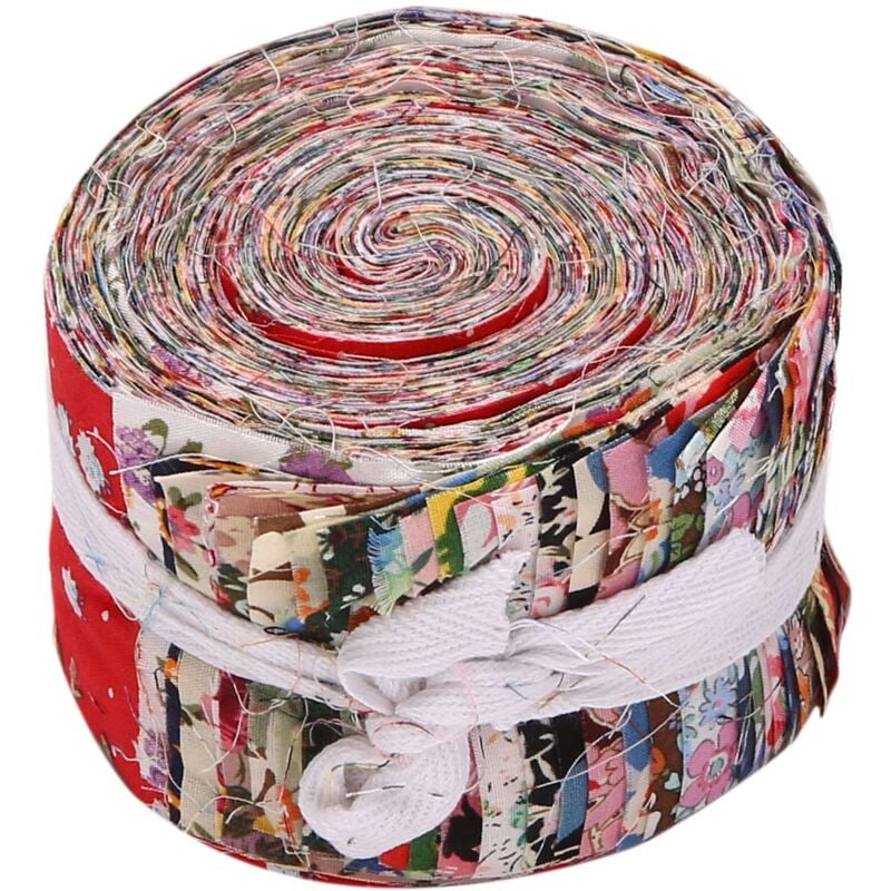 Stoff Streifen Roll Gelee Stoff BüNdel Stoff Quilt Streifen Roll Up Blumen Precut Patchwork mit Verschiedenen Mustern