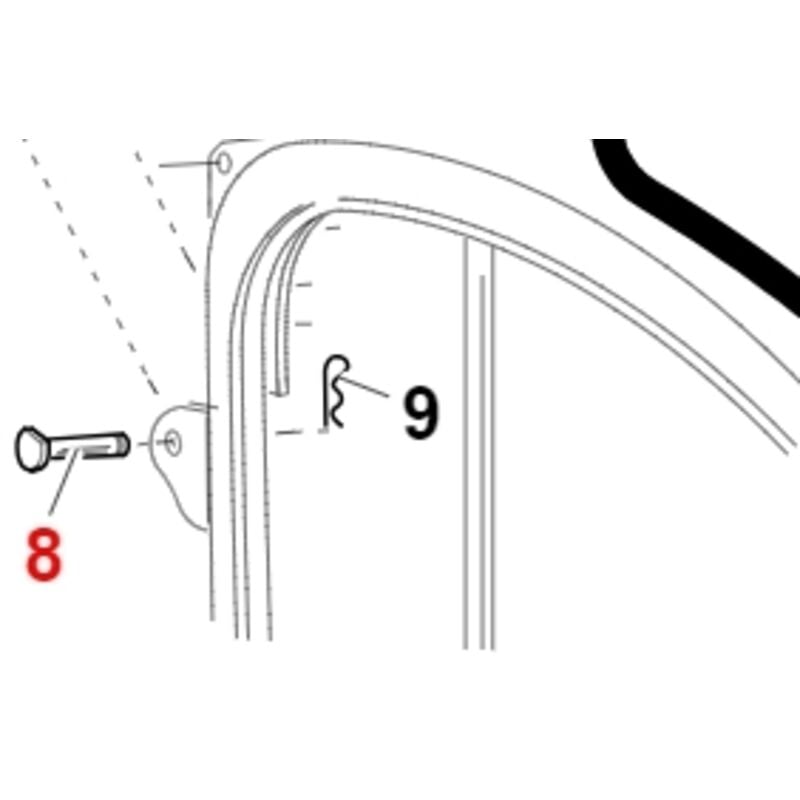 Stopfen für Hebebühne mit Kippvorrichtung ORIGINAL GIANNI FERRARI 01.50.00.2950