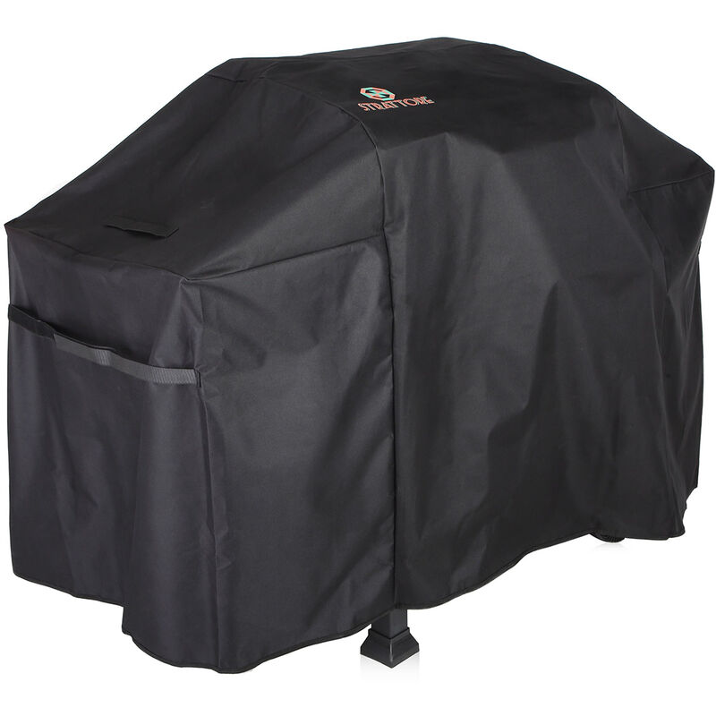 Abdeckhaube für Holzkohlegrill bbq Grillwagen - Strattore