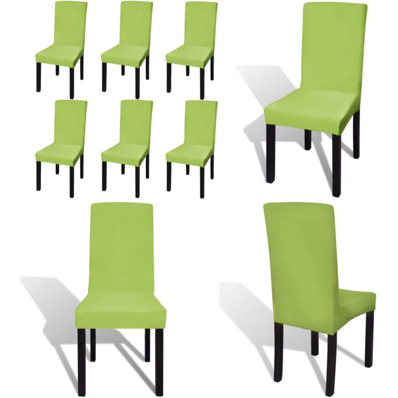 Stretch-Stuhlhussen Gerade 6 Stk. Grün - Stuhlhusse - Stuhlhussen - Home & Living - Grün
