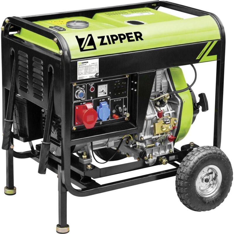 Zipper - Diesel-Stromerzeuger ZI-STE6700DH 6500 w Stromerzeuger