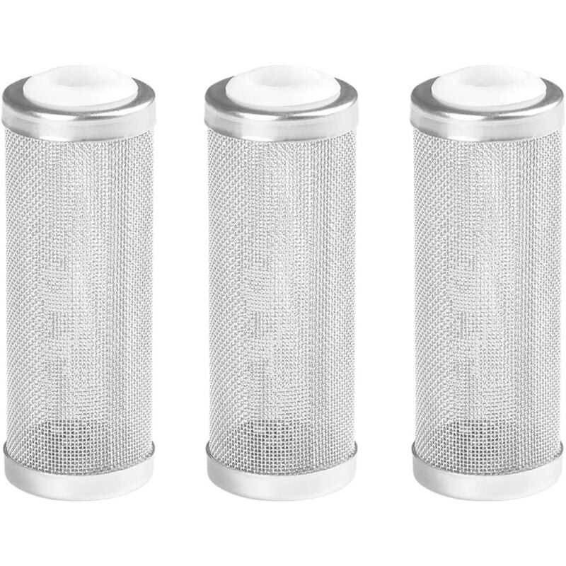 Csparkv - Stück 17 mm Filterschutzgitter, Aquarium-Filterschutz, Edelstahl, Aquarium-Netz, Aquarium-Sieb für Fische, Garnelen, Aquarium-Zubehör