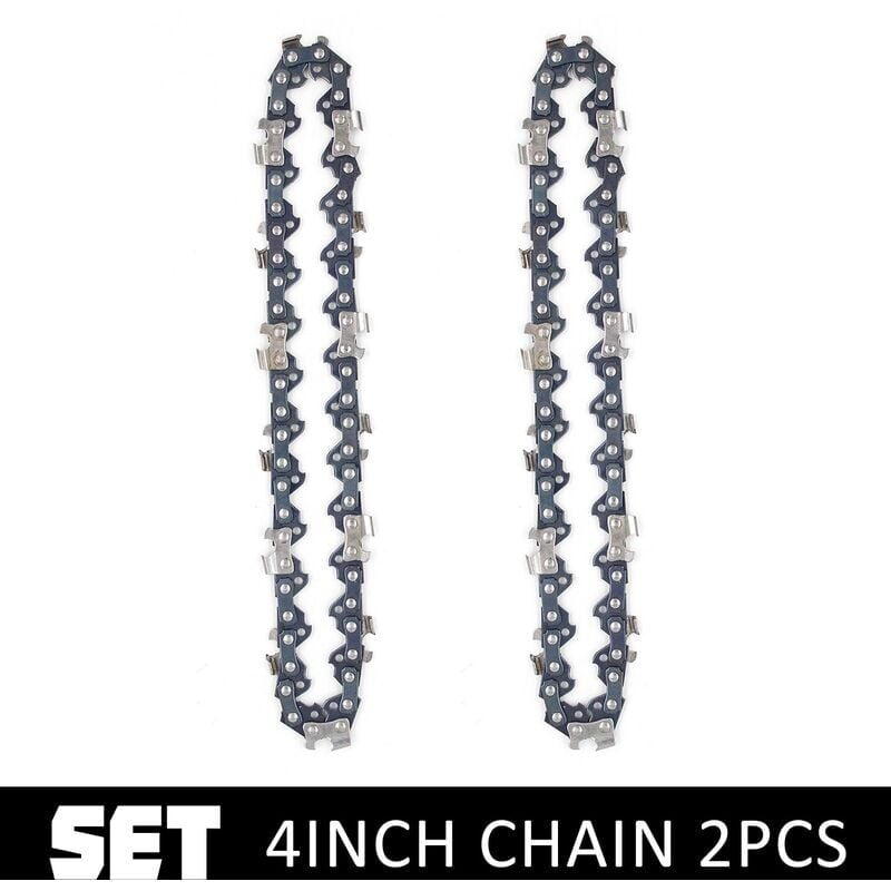 Stück 4 Zoll Akku-Elektro-Kettensäge Kettensäge zum Holzschneiden Äste Beschneiden Hof Gartenarbeit (4 Zoll) npterbl