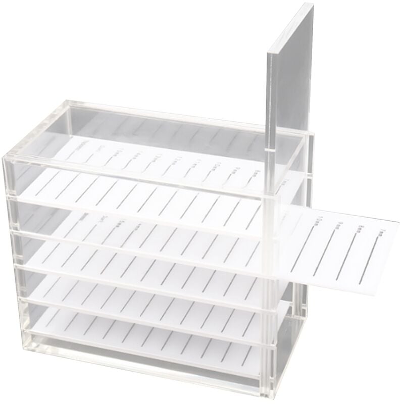 stück 5-Schicht Acryl Grafted Wimpern Lagerung Box Kamelie Blume Einzelnen Wimpern Desktop