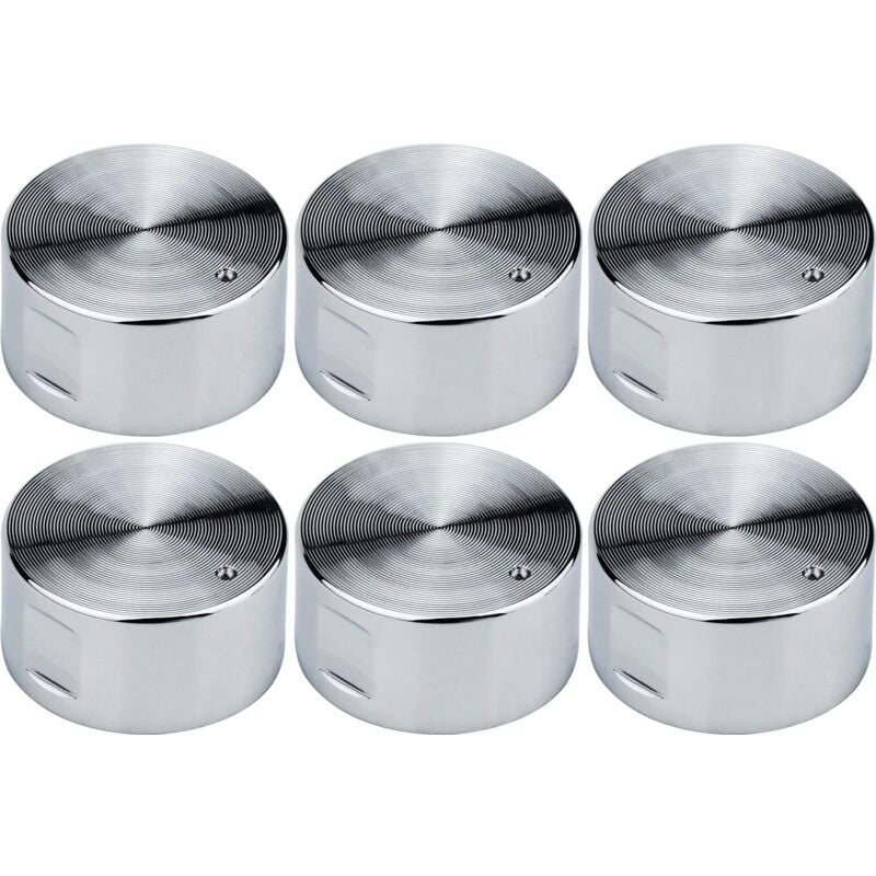 Aougo - Stück 6 mm Gasherd-Knöpfe, Universal-Herd, Backofen, Kochfeld-Bedienschalter, Bedienknöpfe, Ofenschalter, Kochflächen-Bedienknöpfe