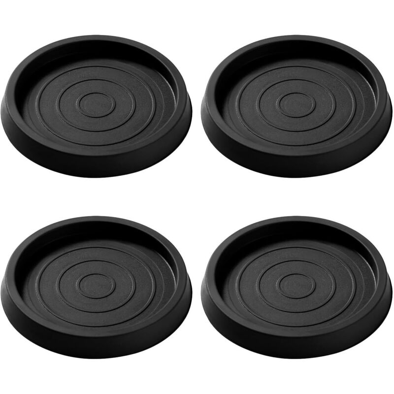 Stück 6,3 cm Runde Anti-Rutsch Gummi Bett Sofa Rad Anti-Rutsch-Pad, Gummi Fuß Pad, für Bett Schrank Sofa Stuhl Tisch, Schwarz
