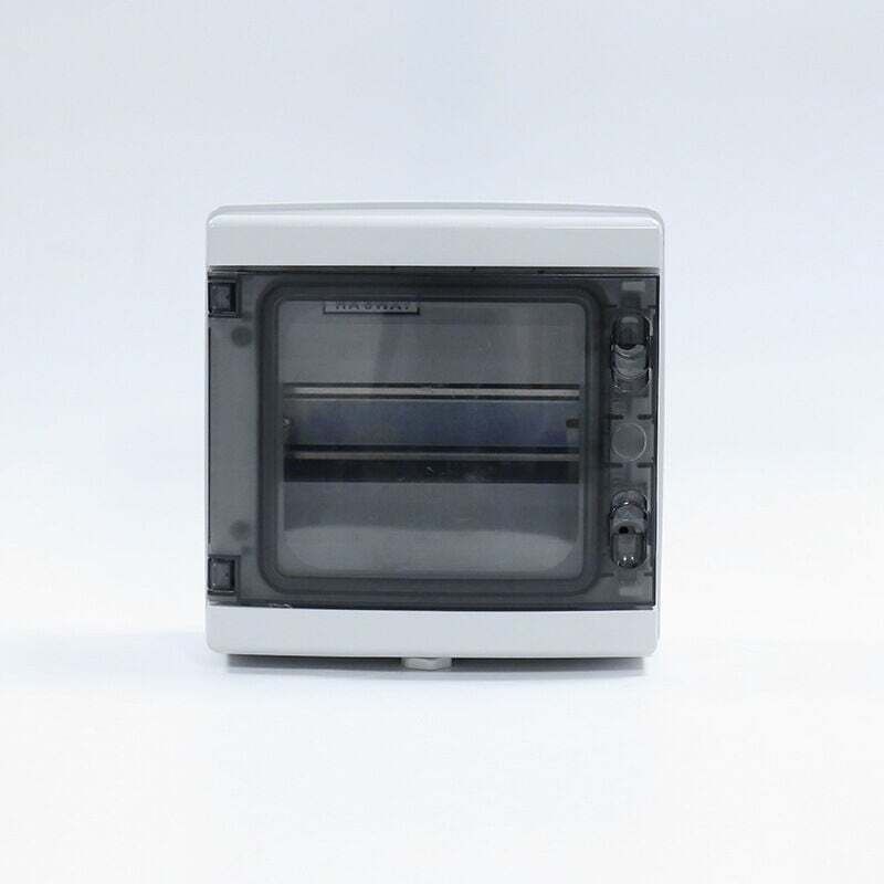 stück 8-weg beleuchtung box Wasserdichte box Verteilung box HA-8-bit kunststoff wasserdichte box mit transparent abdeckung Outdoor lade pile