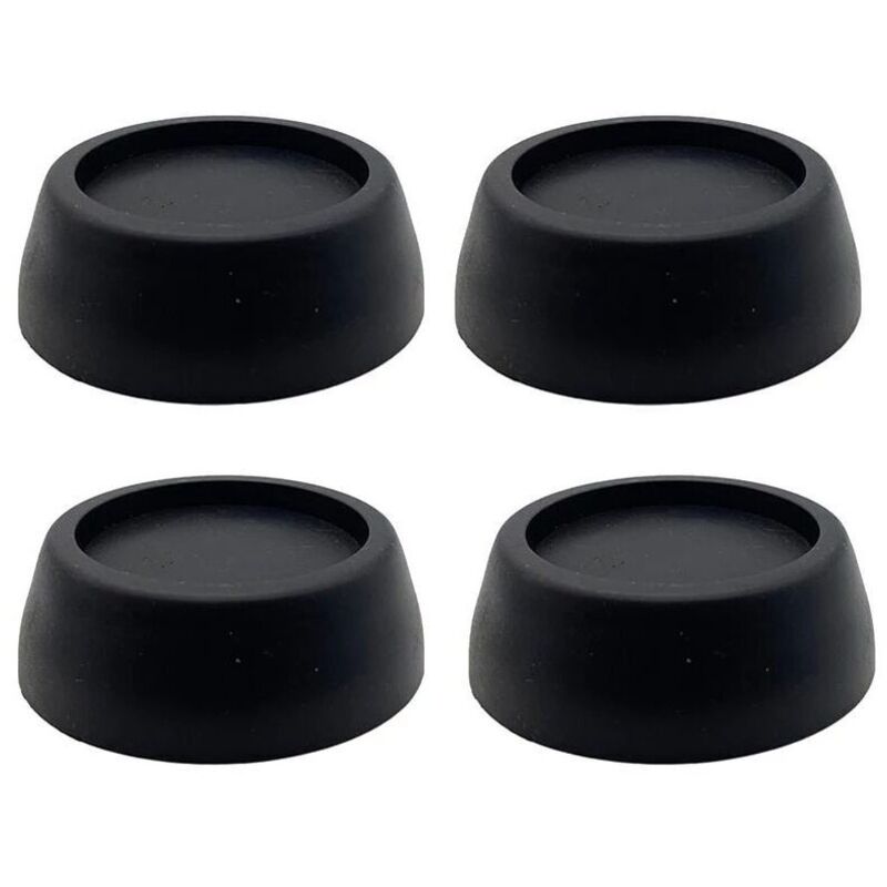 Stück Antivibrationsfüße für Waschmaschine Antivibrationsfüße für Waschmaschine und Trockner Gummi-Antivibrationsfüße, Schwarz Ymyny