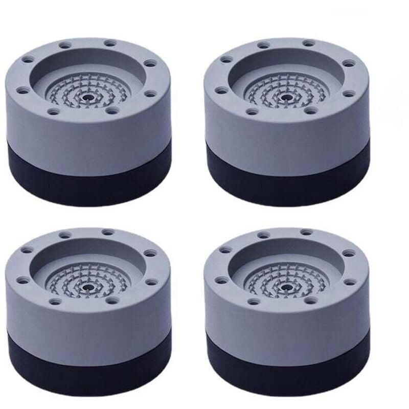 Stück Antivibrationspads, Gummifüße für Waschmaschine, Waschmaschinen-Fußpads, Antivibrationspad, für Waschmaschine und Trockner (Höhe erhöhen)