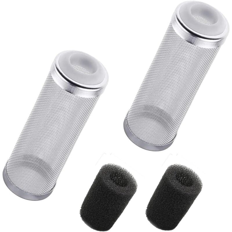 Stück Aquarium-Filterschutz, Edelstahl-Aquariumfilter, Baumwoll-Aquarium-Wassereinlassschutz (16 mm)