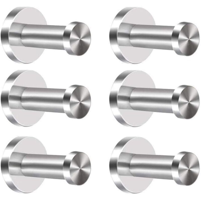 Ugreat - Stück Edelstahl-Wandhaken, Kleiderhaken, Bademantel-Handtuchhaken, Badezimmer-Kleiderhaken für Bademantel, Handtuch, Schlafzimmer, Küche