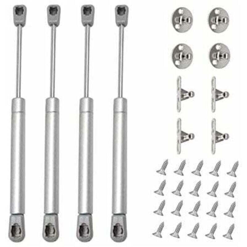 Stück Gasfeder 60N Hydraulische Gasfeder Möbel Gasfeder Dämpfer Schranktür Für Schränke Bücherregale Möbel (4, 60N),