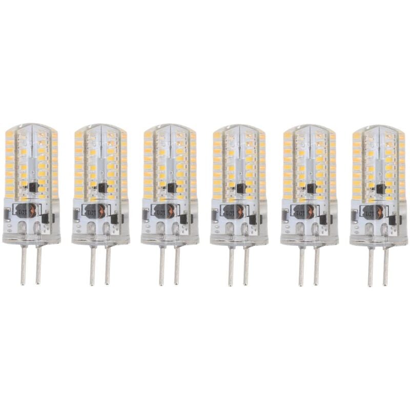 Stück GY6.35 LED-Lampen 5W AC 12V Warmweiß 2700 bis 3000K Weiß 6000 bis 6500K 500LM 72LED-Lampen für Zuhause und Büro (1)