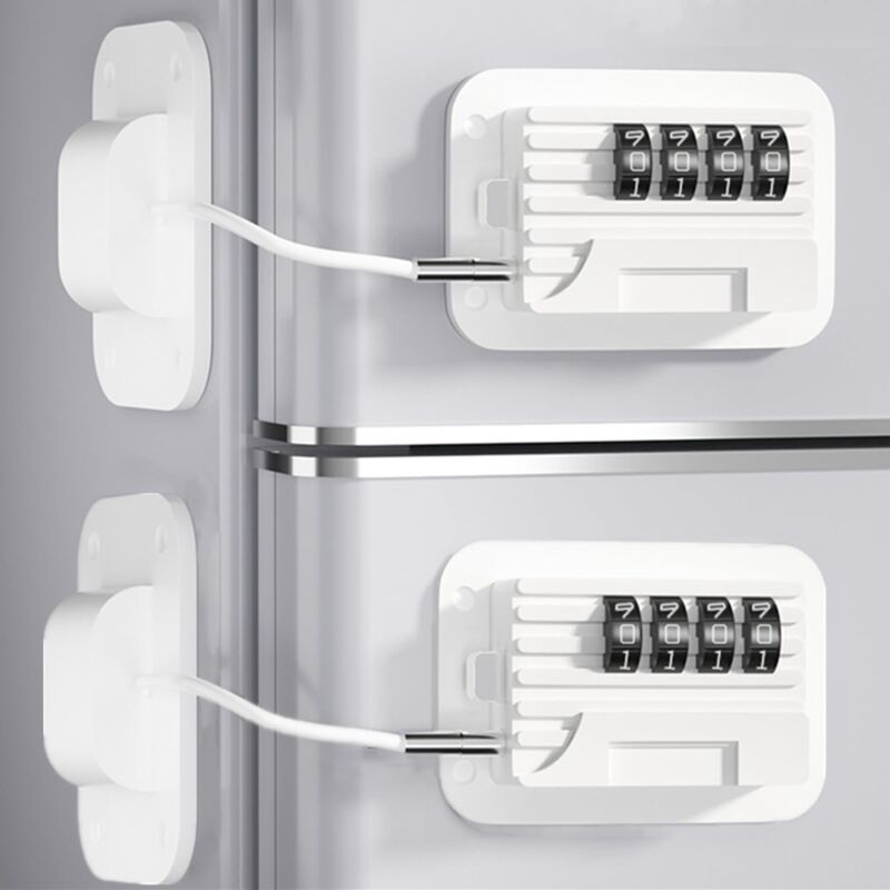 Stück Kinder-Kühlschrank-Code-Kombinationsschlösser, Zahlenkombinationsschlösser für Schränke, Kühlschränke, Gefrierschränke, selbstklebende