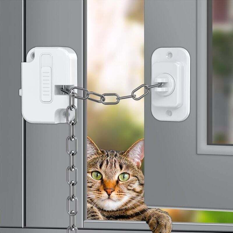 Stück Kindersicherungen für Fenster, verstellbare Kindersicherungen für Fenster, starke Klebesicherung für Kühlschränke zum Blockieren von Schrank-,