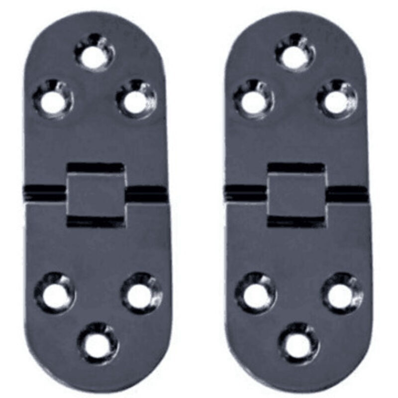 Stück Klappscharniere für Tische, flache Schranktüren, Klappscharniere aus Zinklegierung, abgerundete Möbeltürscharniere mit Schrauben, für Tische