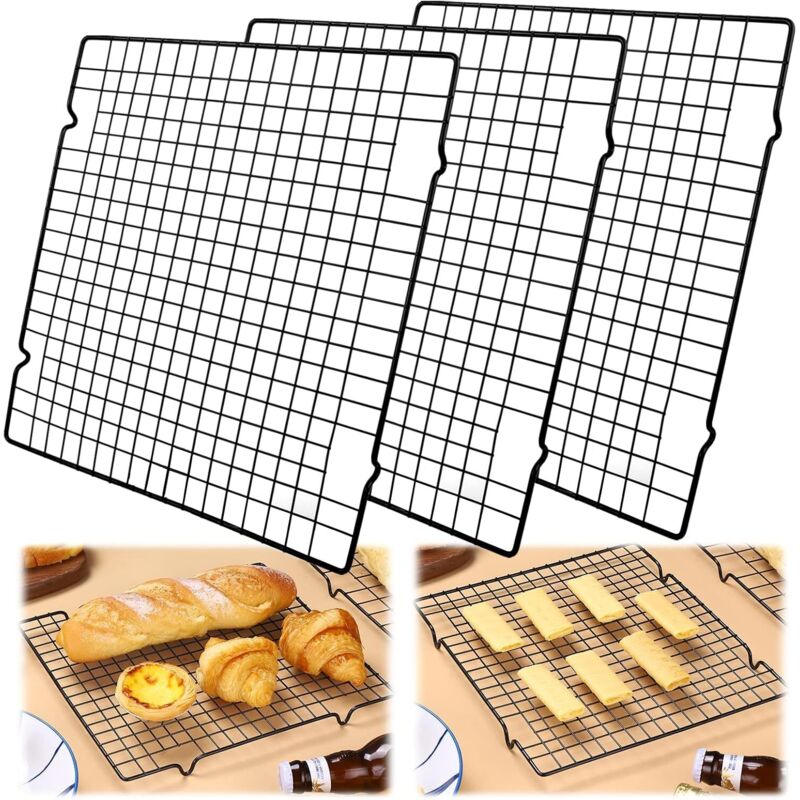 pezzi Griglia di raffreddamento per torte Griglia di raffreddamento per biscotti in acciaio inox Griglia di raffreddamento per pane per biscotti