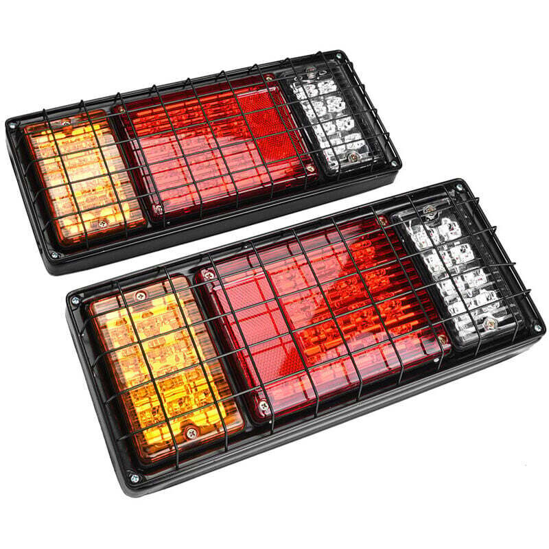 Stück LED-Lichterkette, LED-Lichterkette Universeller LED-Lkw-Lichterkette Feuerdrahtstange 40 LED-Lichterkette Clignotant Feuerdraht-Funktion mit