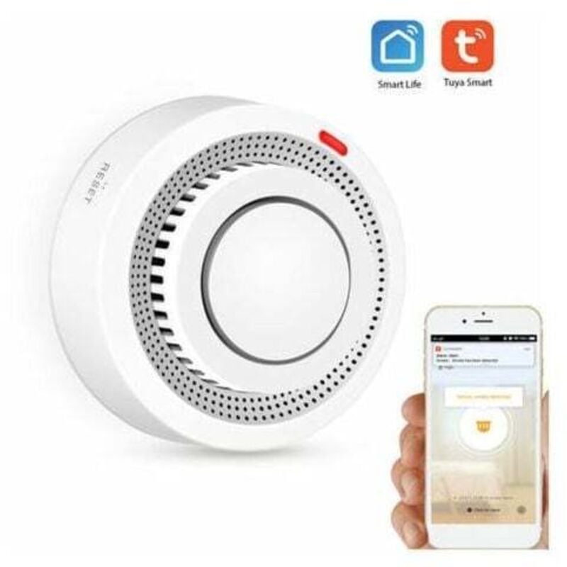 WLAN-Rauchmelder Smart Sensor Feueralarm Drahtloses Sicherheitssystem Smart Life Tuya App Smart Control Home Für Zuhause Küche / Geschäft / Hotel /