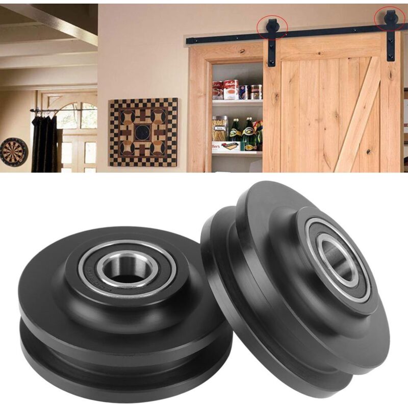 Stück Schiebetürrollen für Scheunenschränke, Kleiderschränke, Schrankfenster und Schiebefenster