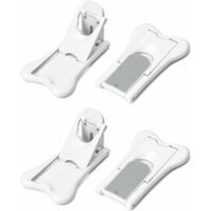 Stück Schiebetürstopper, Fensterblock, selbstklebendes Fenster-Sicherheitsschloss, ohne Bohren, für Schiebetür, Kleiderschrank, Schrank, Fenster