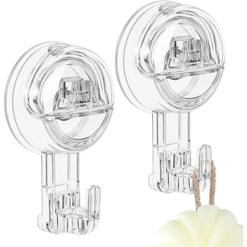 Stück transparente, abnehmbare Saugnäpfe für das Badezimmer, strapazierfähig, 3 kg, nagelfreier Handtuchhalter mit Saugnapf für Dusche, Badezimmer,