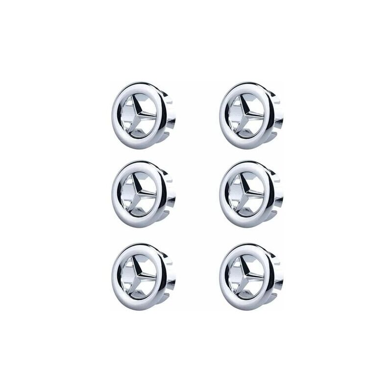 Stück Überlaufring für Spüle, runde Überlaufabdeckung für die Küche, Überlauflochverkleidung für Spüle, für Spüle, Badezimmer, Küche (Silber)