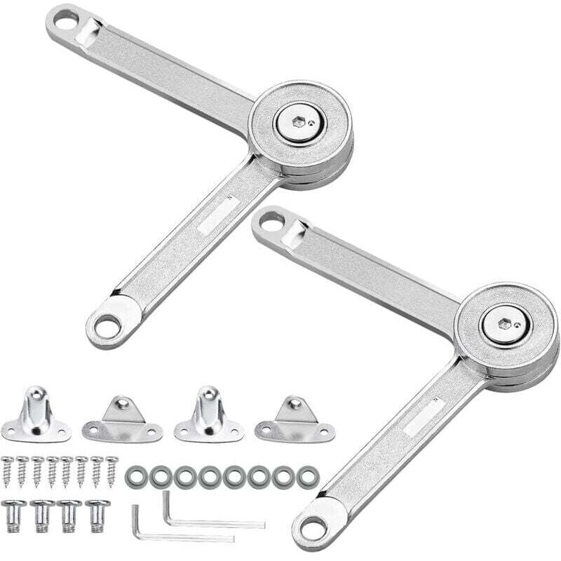 STÜCKE Möbel Schranktür Heben Unterstützung Scharnier Schrank Tür Scharnier Möbel Schrank Deckel Klappe Bleiben Puffer Einstellbare Dämpfer